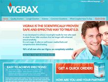 Tablet Screenshot of buyvigrax.com